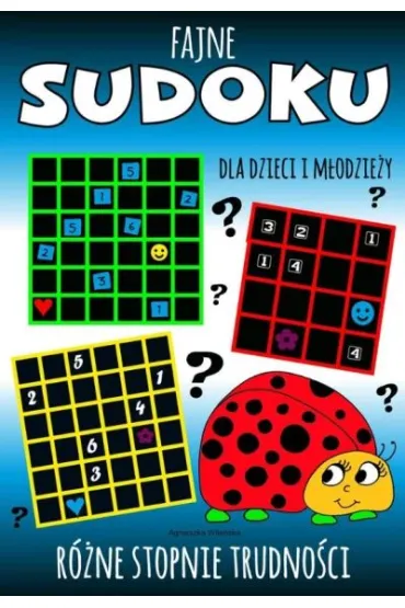 Fajne sudoku dla dzieci i m�odzie�y - Agnieszka Wile�ska