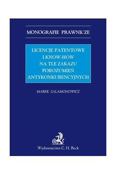 eBook Licencje patentowe i know-how na tle zakazu porozumie antykonkurencyjnych pdf