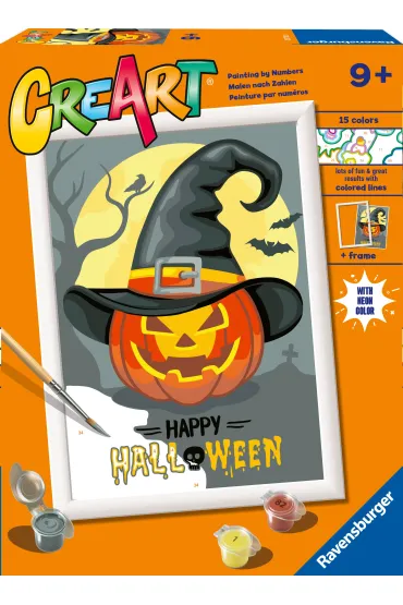 Malowanie po numerach CreArt - Weso�ego Halloween Ravensburger