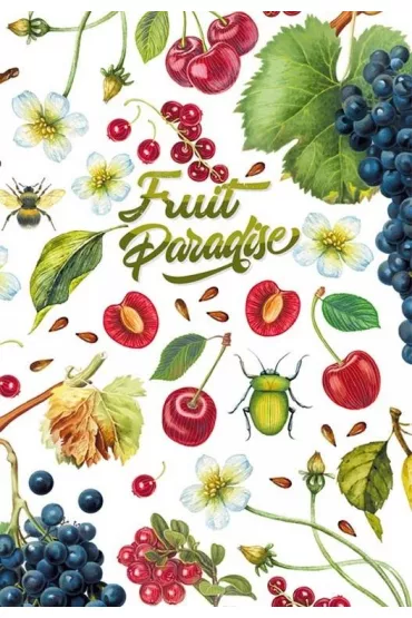 Fresh Notatnik ozdobny Wi�nie kratka 83 kartki