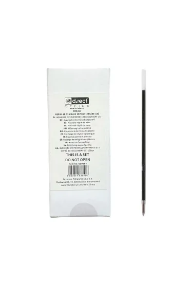 Leviatan Wk�ad do d�ugopisu LE015 niebieski (100 szt) D.RECT