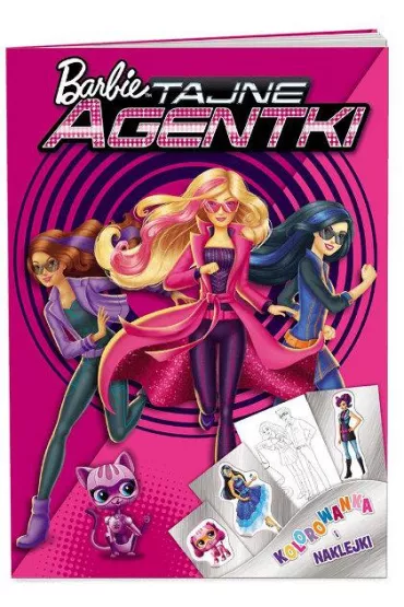 Barbie. Tajne agentki. Kolorowanka i naklejki *