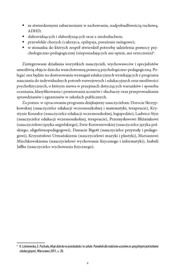 Dostosowanie wymaga� edukacyjnych do indywidualnych potrzeb rozwojowych i mo�liwo�ci psychofizycznych uczni�w