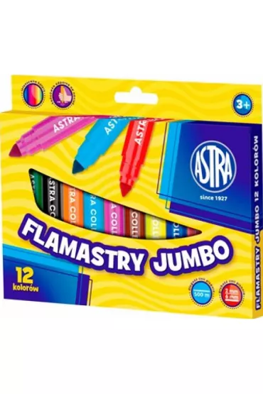 Astra Flamastry Jumbo 12 szt.