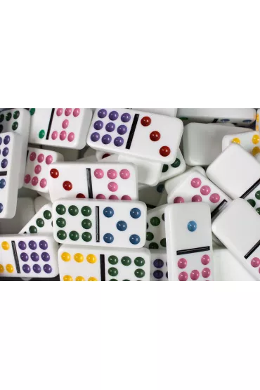 Domino dzi�wi�tkowe Deluxe w puszce