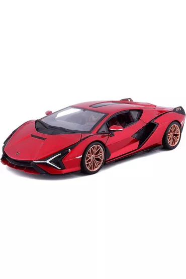 Bburago model lamborghini sian fkp 37 red 1:24