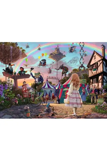 Puzzle 1000 el. Zaczarowany cyrk Ravensburger