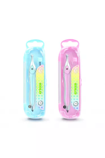 Cricco Cyrkiel szkolny z grafitami pastel etui mix