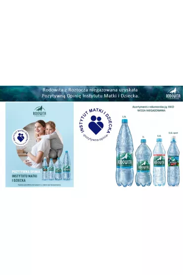 Rodowita z Roztocza Woda mineralna niegazowana Zgrzewka 6 x 1.5 l
