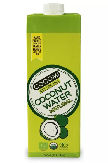 Cocomi Woda kokosowa naturalna 1 l Bio