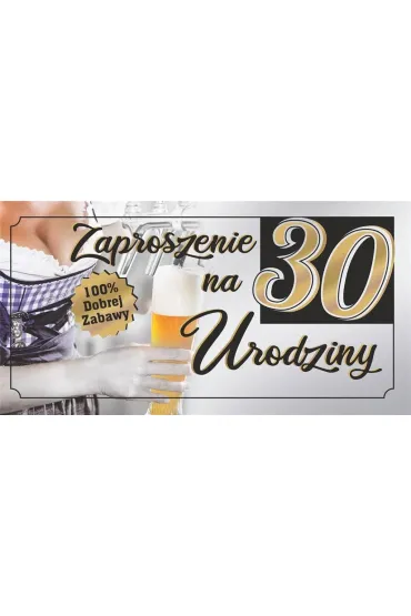 AbCard Zaproszenie Urodziny Z88 10 szt.