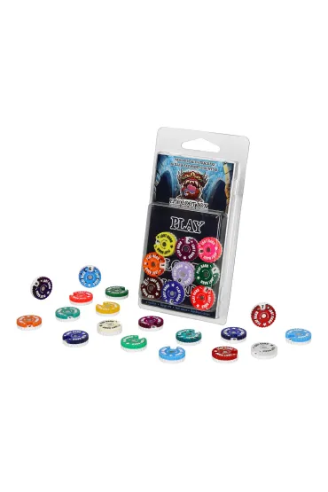 Trackers Counters Range 0-9 20mm Random Colours Epic Loot Box