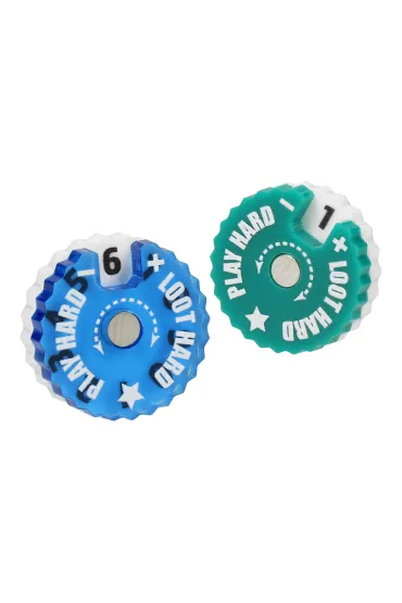 Trackers Counters Range 0-9 20mm Random Colours Epic Loot Box