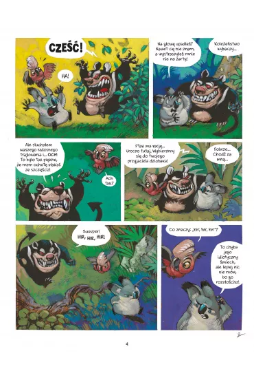 M�j pierwszy komiks 5+ Dziobak Toto i drapie�niki. Dziobak Toto. Tom 3 - Eric  Omond