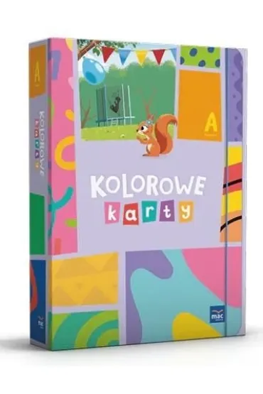 Kolorowe karty. Poziom A. Trzylatek
