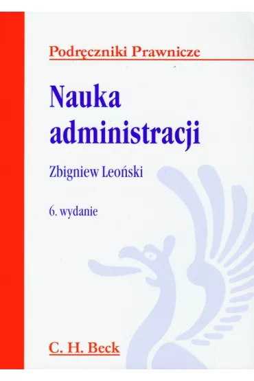 Nauka administracji. Podr�czniki prawnicze - Zbigniew Leo�ski