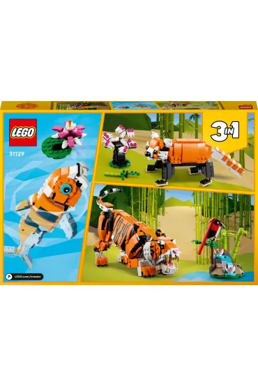 LEGO Creator 3 w 1 Majestatyczny tygrys 31129
