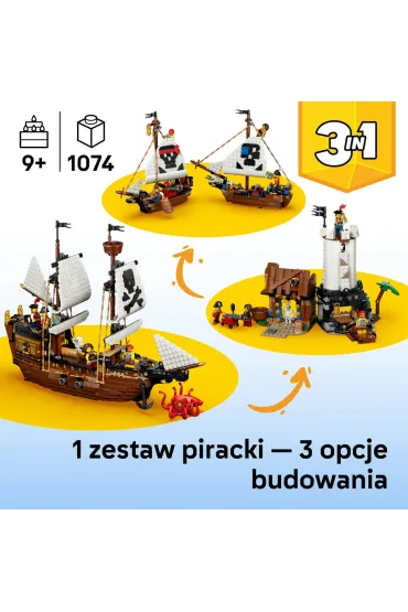LEGO Creator Legendarny statek piracki 31387