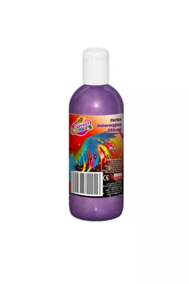 Otocki Farba dekoracyjna brokatowa fioletowy 250 ml