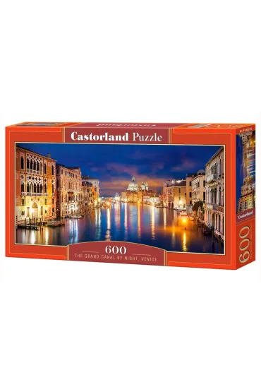 Puzzle 600 el. The Grand Canal by night,Venice Castorland