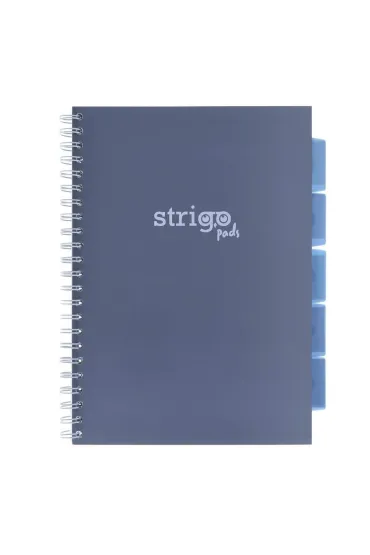 Strigo Ko�ozeszyt Pads A4 Pastel granatowy kratka 100 kartek