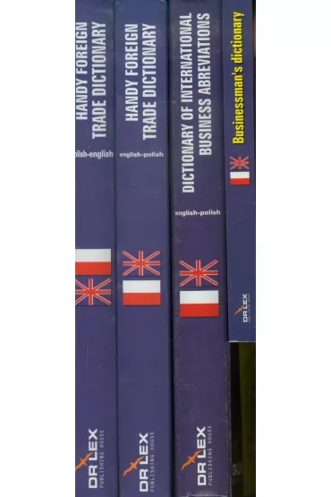 S�owniki handlu zagranicznego. Polsko-angielski, angielsko-polski. Zestaw 4 ksi��ek - Magdalena Chowaniec, Piotr Kapusta