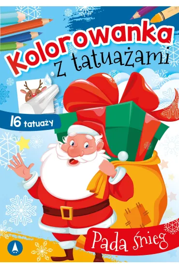 Pada �nieg. Kolorowanka z tatua�ami