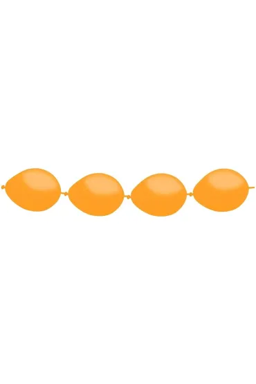 Godan Balony pastelowe do girland pomara�czowe 100 szt.