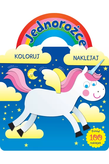 Jednoro�ce. Koloruj i naklejaj