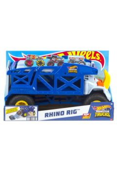 Hot Wheels Monster Trucks Rhino Rig Transporter Nosoroec HFB13 Mattel
