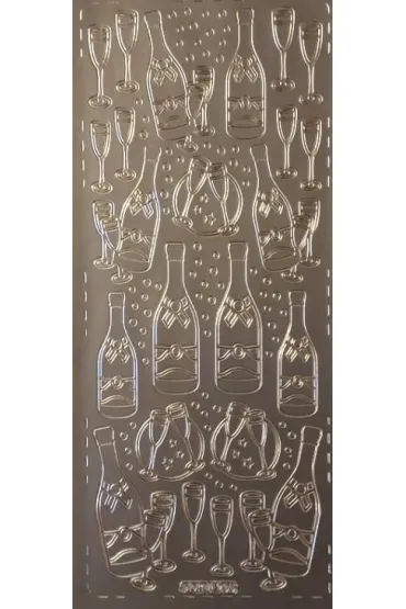 Galeria Hobby Stiker a�urowy srebrny