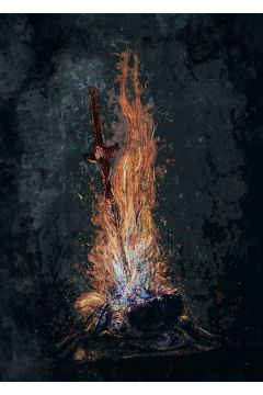 Dark Souls - Bonfire - plakat 61x91,5 cm
