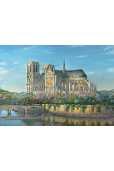 Puzzle 1000 T.Kinkade PQ Katedra Notre Dame Pary�  Francja 113998 Schmidt
