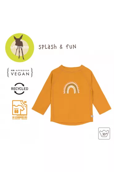 Lassig Koszulka do pywania z dugim rkawem przeciwsoneczna UV60 Splash & Fun Tcza gold, rozm. 92