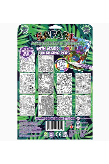 Ksi��eczka z magicznymi mazakami Safari