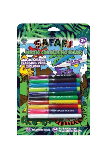 Ksi��eczka z magicznymi mazakami Safari