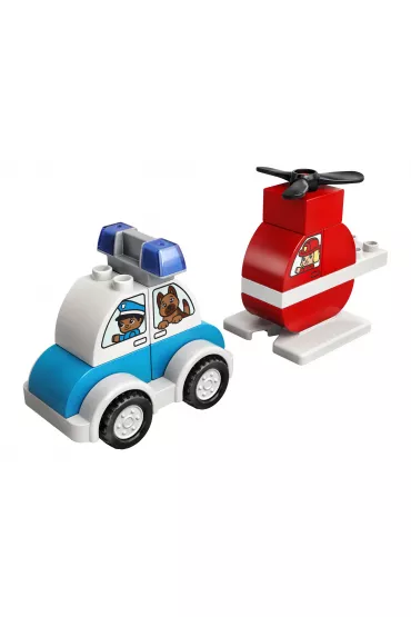 LEGO DUPLO Helikopter stra�acki i radiow�z 10957