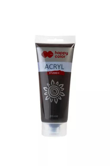 Happy Color Farba akrylowa Studio umbra palona 200ml