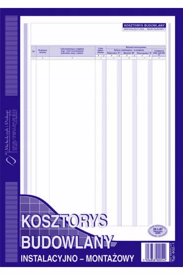 Michalczyk i Prokop Kosztorys budowlany instalacyjno-monta�owy 602-1
