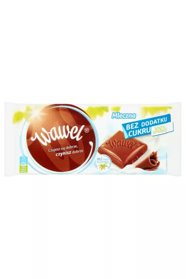 Wawel Czekolada bez dodatku cukru mleczna 100 g