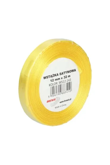 Brewis Wst��ka satynowa ��ta 12mm x 32m