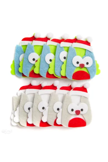 dpCraft Naklejki 3D z filcu zimowe s�wki 10 szt.