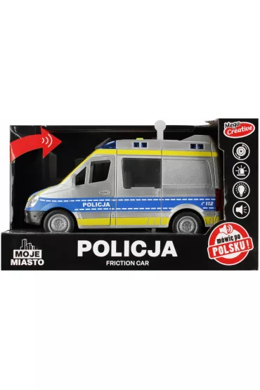 Auto Policja Moje Miasto MEGA CREATIVE 520414
