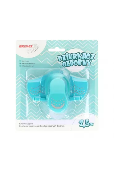 Brewis Dziurkacz ozdobny brzegowy - Falbanka 2,5cm