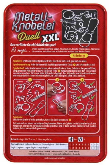�amig��wki druciane XXL w metalowej puszce Schmidt Spiele-Gry