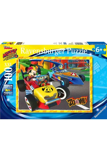 Puzzle 100 el. Mickey i ra�ni rajdowcy Ravensburger