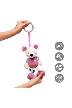 Babyono Zabawka dla dzieci z wibracj Mouse Sybil