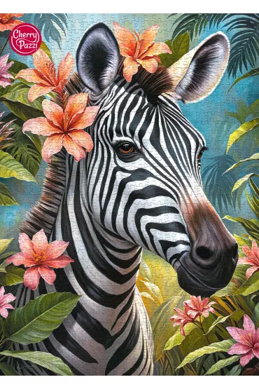 Puzzle 1000 el. Lady Zebra CherryPazzi