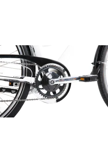 Romet Rower elektryczny GAZELA RM bia�o-czarny 20 L