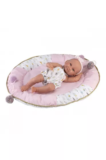 Lalka winylowa bobas Nica w kokoniku 40cm Llorens